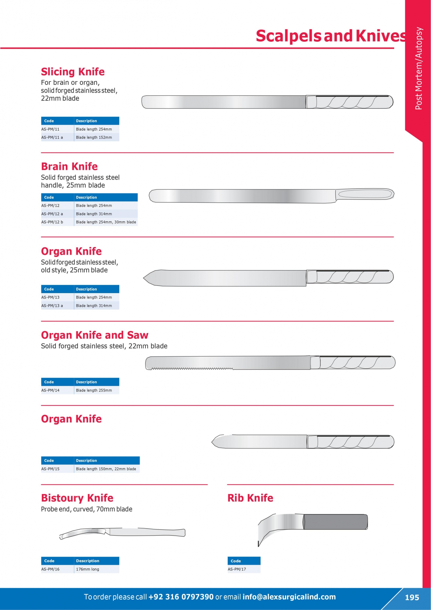 Scalpels and Knives